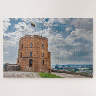 Quebra-cabeça Torre Gediminas em Vilnius, Lituânia