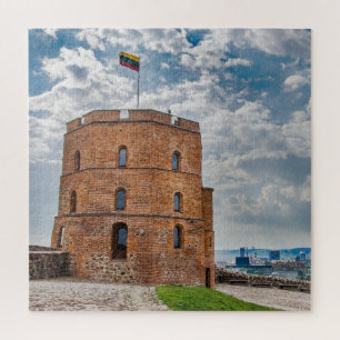 Quebra-cabeça Torre Gediminas em Vilnius, Lituânia - Puzzl Jigse
