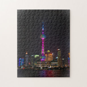 Quebra-cabeça Torre oriental da pérola - Shanghai, China