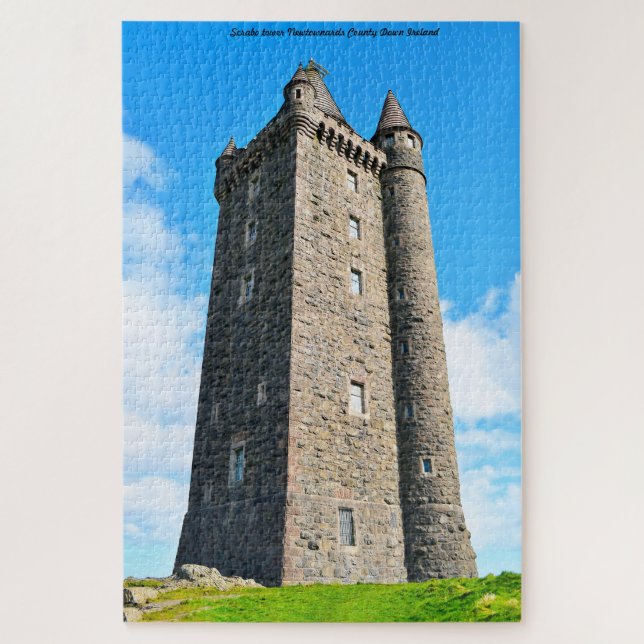 Quebra-cabeça Torre Scrabo Newtownards County Down Irlanda. Queb (Vertical)