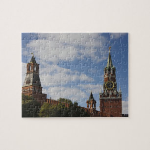 Quebra-cabeça Torre Spasskaya na Praça Vermelha, Moscou, Rússia