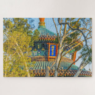 Quebra-cabeça Torre Zhoushang Parque Jingshan