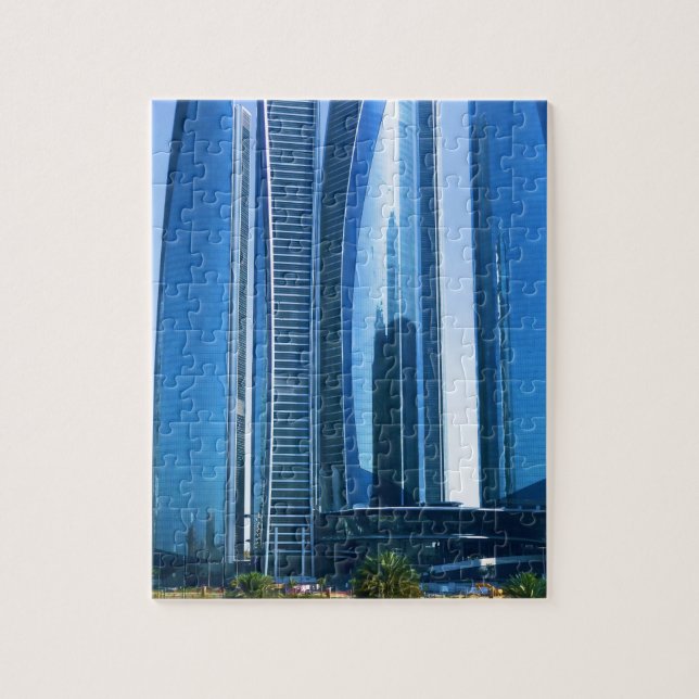 Quebra-cabeça Torres de Etihad (Vertical)