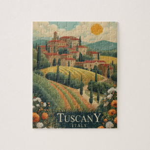 Quebra-cabeça Toscana no Sunset - Itália Viagem