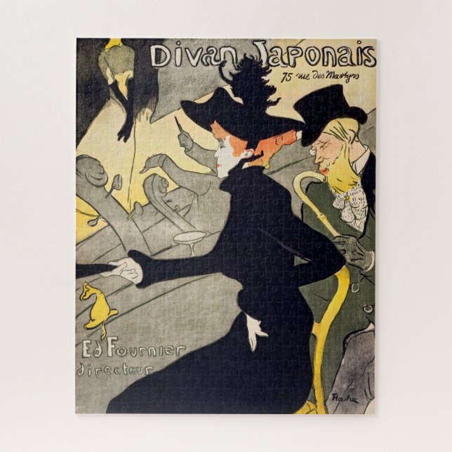 Quebra-cabeça Toulouse-Lautrec - Divan Japonês (Vertical)