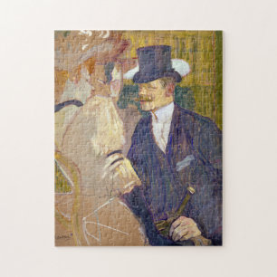 Quebra-cabeça Toulouse-Lautrec - O inglês do Rouge