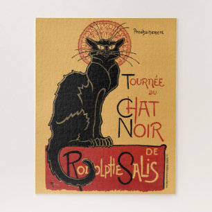 Quebra-cabeça Tournée du Chat Noir France Poster vintage V2