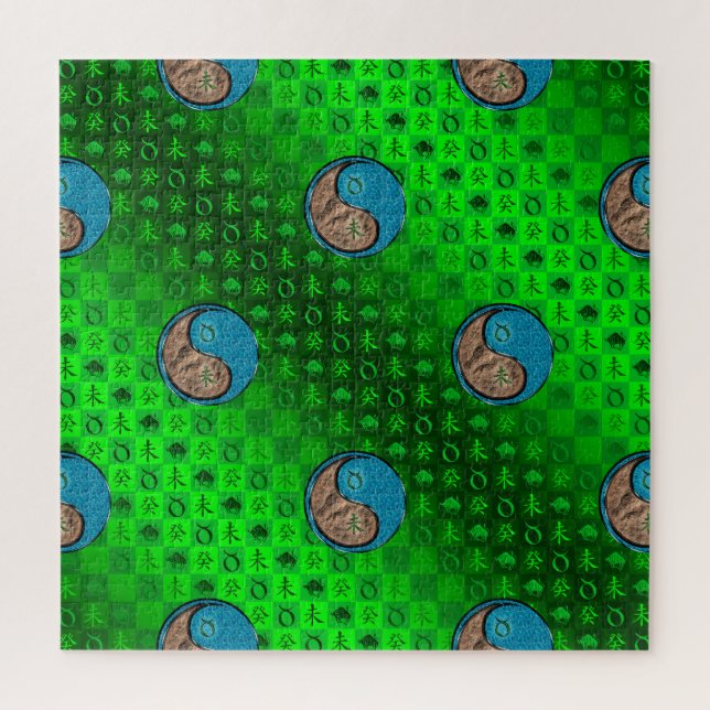 Quebra-cabeça Touro & Cabra de Água (Vertical)