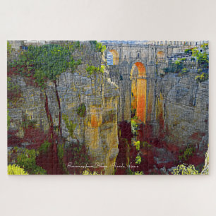 Quebra-cabeça Towering from Acima- Ronda, Espanha
