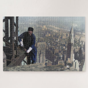 Quebra-cabeça Trabalhador de Ferro na Estrutura do Empire State