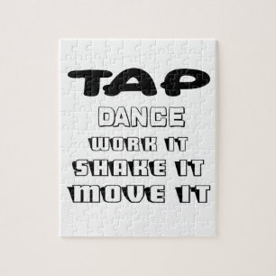 Quebra-cabeça Trabalho da dança de torneira, agita-o, move-o