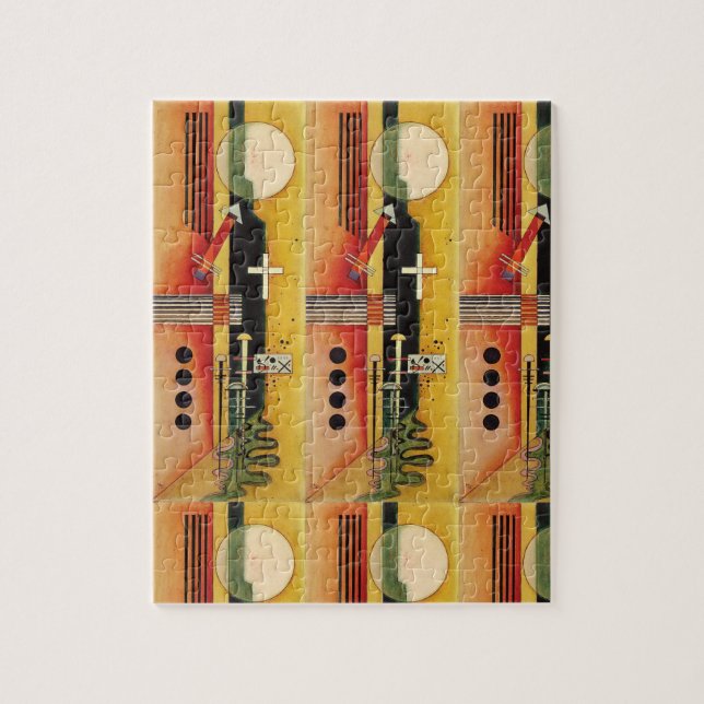 Quebra-cabeça Trabalho de arte de pintura de Abstrato moderno Ka (Vertical)