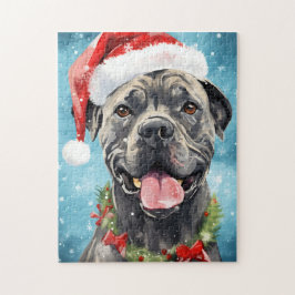 Quebra-cabeça Trabalho de arte de pintura de pincel de Natal Can