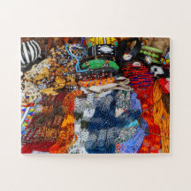 Trabalho de orientação africano vibrante num merca