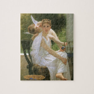 Quebra-cabeça Trabalho Interrompido por Bouguereau, Retrato de A