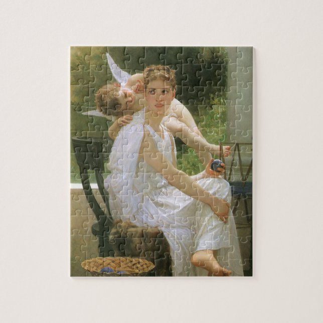 Quebra-cabeça Trabalho Interrompido por Bouguereau, Retrato de A (Vertical)