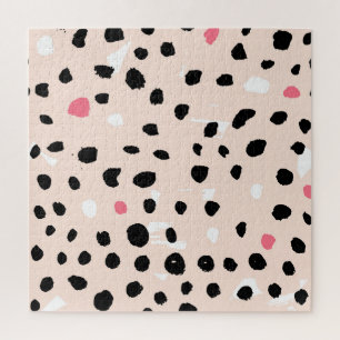 Quebra-cabeça Traços do Pincel de Tinta: Textura Artística