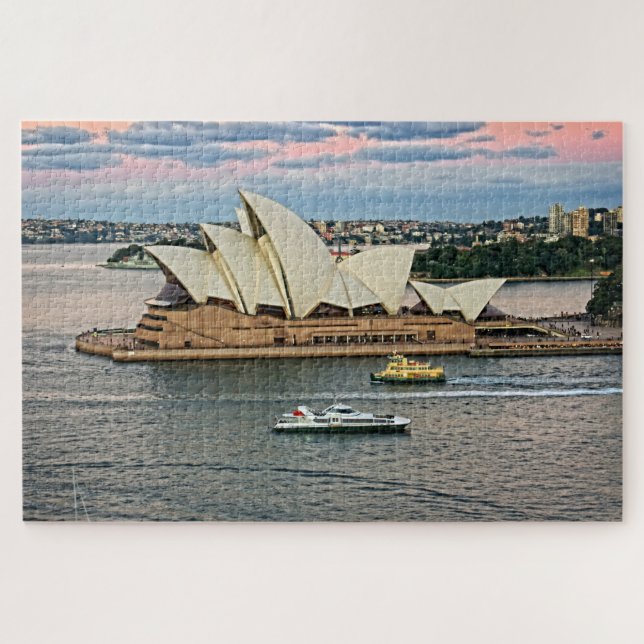 Quebra-cabeça Tráfego Harbour - Sydney Opera House - 20x30-1014  (Horizontal)