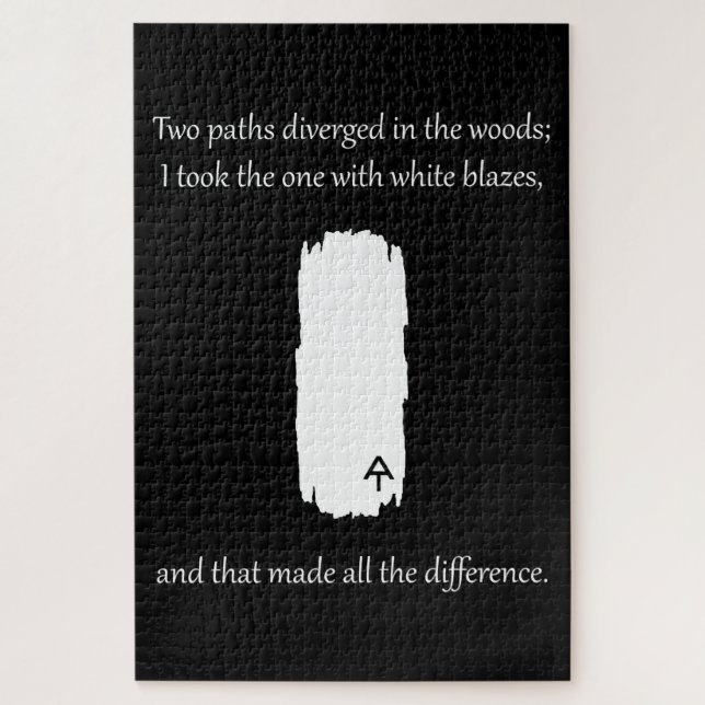 Quebra-cabeça Traje Appalachian White Blaze Paths Diversos (Vertical)