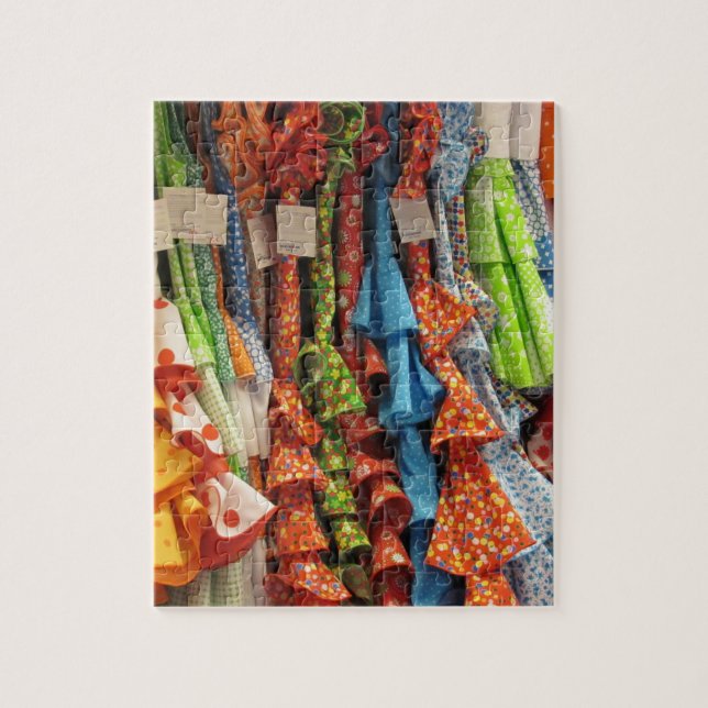 Quebra-cabeça trajes de flamenca Sevilla Andalucia Feria abril (Vertical)