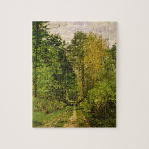 Quebra-cabeça Trajeto arborizado de Claude Monet