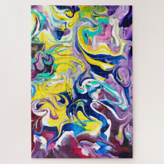 Quebra-cabeça Trajetos da grandiosidade - redemoinhos, sólidos e