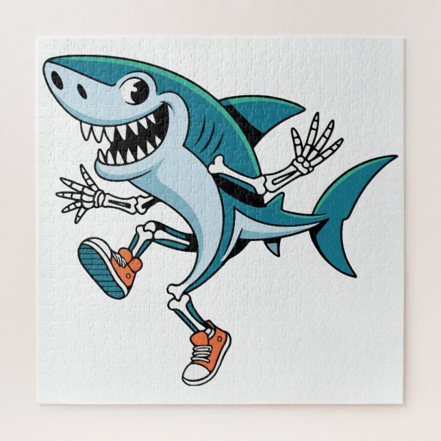 Quebra-cabeça Tralalalero Tralala SkeleBoo Halloween Design (Vertical)