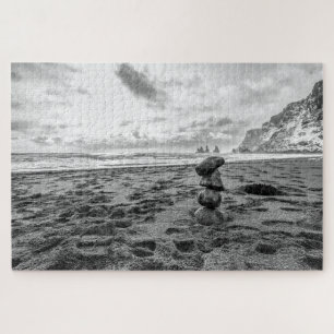 Quebra-cabeça Tranquil Beach Cairn