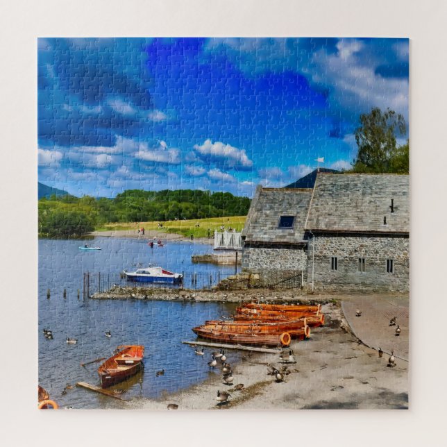 Quebra-cabeça Tranquil Bliss em Derwentwater (Vertical)