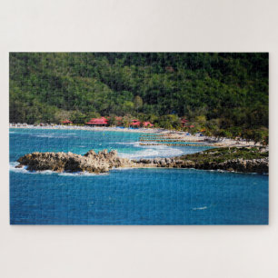 Quebra-cabeça Tranquil Island Paradise Labadee Haiti