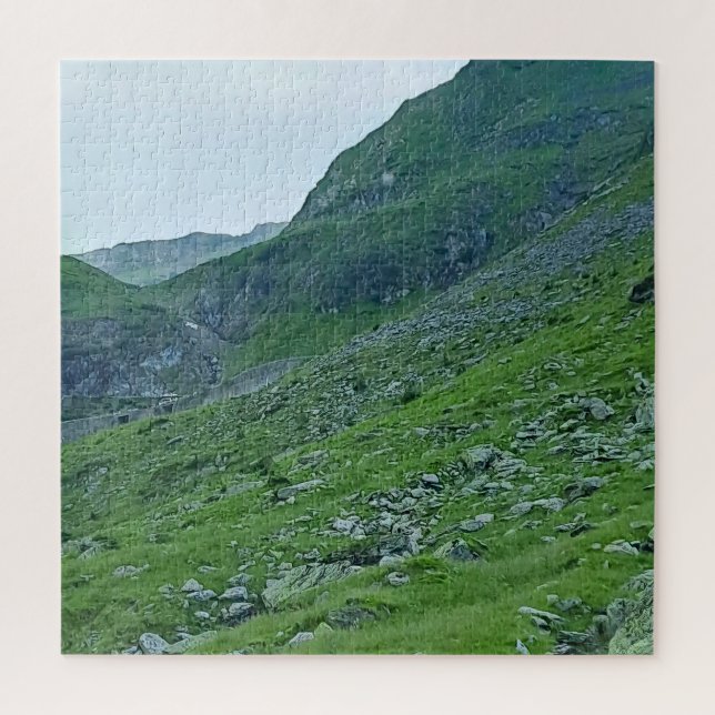 Quebra-cabeça Transfagarasan Encosta Alpina – Fotografia Romênia (Vertical)