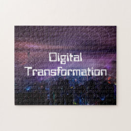 Quebra-cabeça Transformação digital para empresas