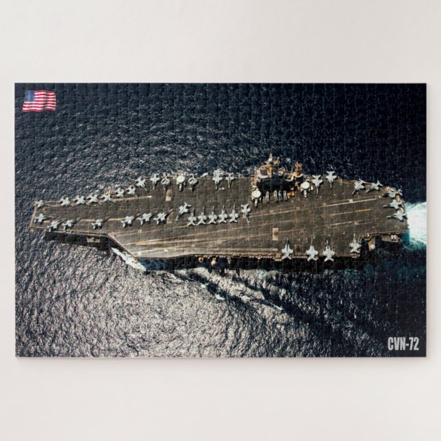 Quebra-cabeça TRANSPORTADORA AERONÁUTICA DOS EUA - CVN 72 (20x30 (Horizontal)