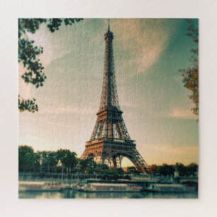 Quebra-cabeça Travesseiro decorativo da torre Eiffel