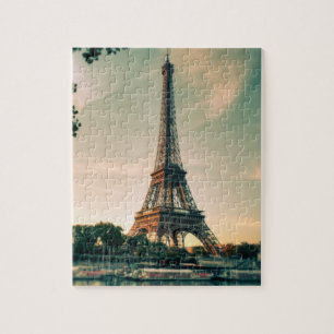 Quebra-cabeça Travesseiro decorativo da torre Eiffel