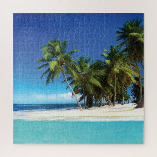 Quebra-cabeça Travesseiro decorativo de praia exótico