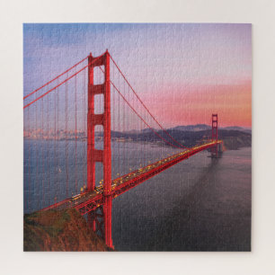 Quebra-cabeça Travesseiro decorativo ponte Golden gate