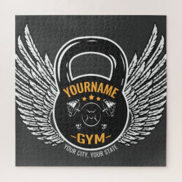 Quebra-cabeça Treinador Personalizado de Malhações GYM Kettlebel