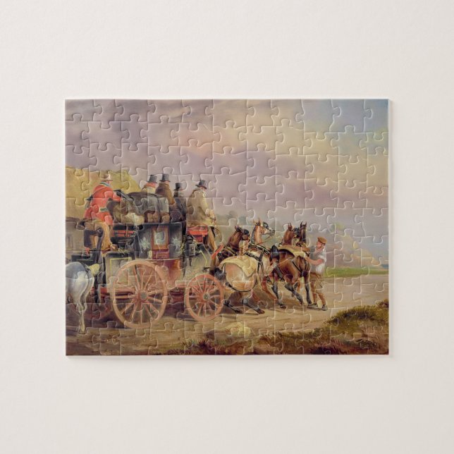 Quebra-cabeça Treinadores de correio na estrada: O "mercúrio" (Horizontal)