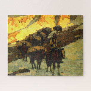 Quebra-cabeça Trem de Carga Edgar Payne