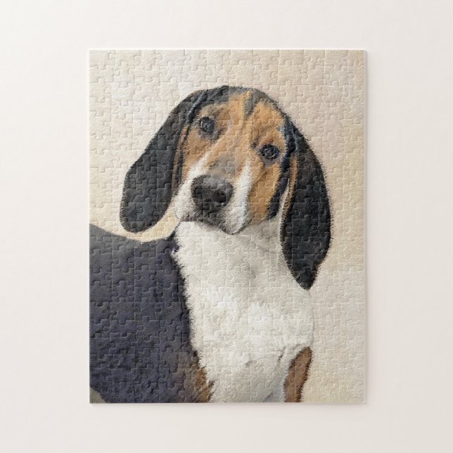 Quebra-cabeça Tremendo a pintura de Walker Coonhound - Arte Orig (Vertical)