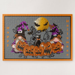 Quebra-cabeça Trendy Happy Halloween Gnomo