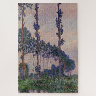 Quebra-cabeça Três Árvores de Claude Monet em Tempo Cinzento (18