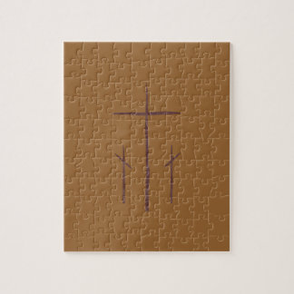 Quebra-cabeça Três Cruzes Cristãs Calvário