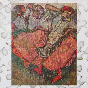 Quebra-cabeça Três dançarinos russos por Edgar Degas