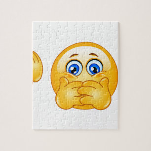 Quebra-cabeça três emojis sábios