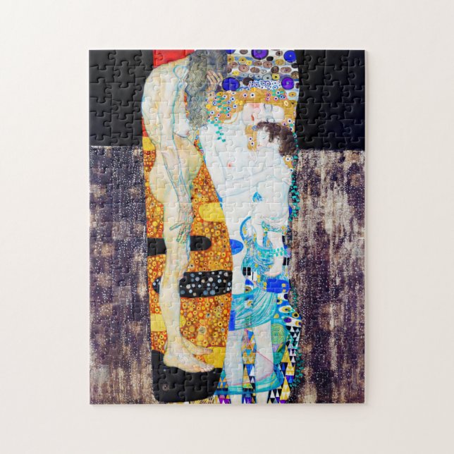Quebra-cabeça Três Idades da Vida, Gustav Klimt (Vertical)