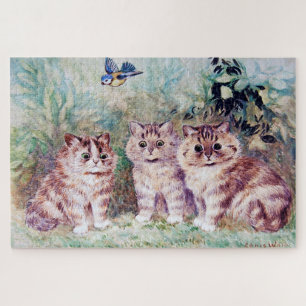Quebra-cabeça Três Kittens, Louis Wain