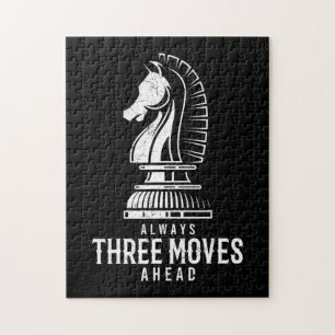 Quebra-cabeça Três Movimentos À Frente Eu Chess Matt Game Ches