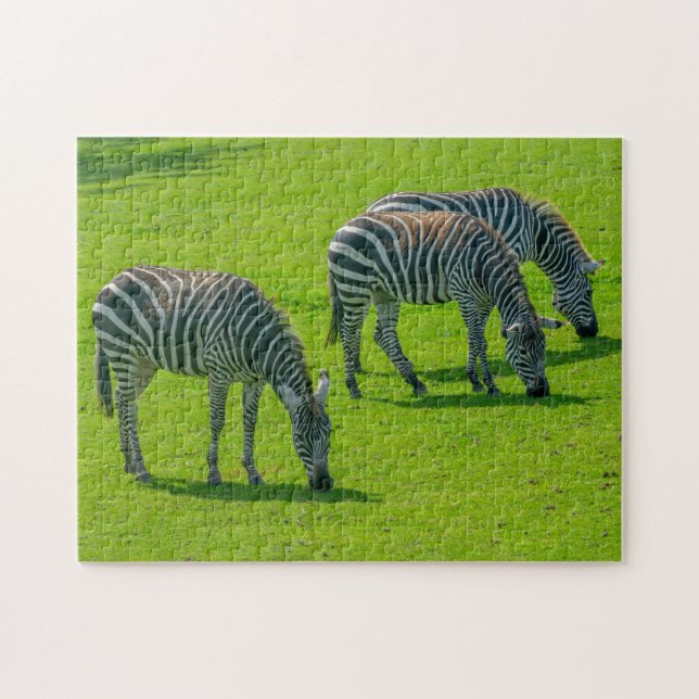 Quebra-cabeça Três Zebras (Horizontal)